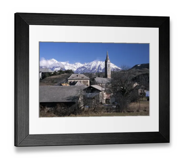 Framed Print : Europe, France, Haute Provence. Countryside near Gap