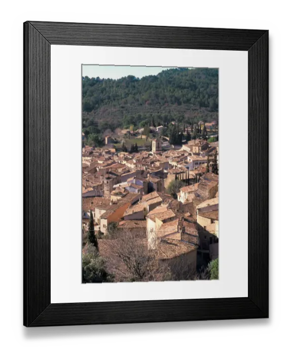 Framed Print : Europe, France, Provence, Cotignac Framed Print : Europe, France, Provence, Cotignac