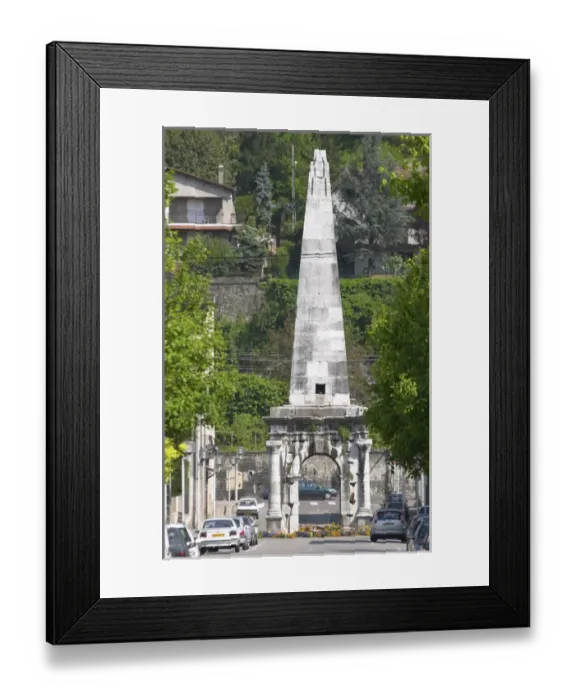 Framed Print : The pyramid in Vienne that has given its name to the restaruant La Pyramide Framed Print : The pyramid in Vienne that has given its name to the restaruant La Pyramide