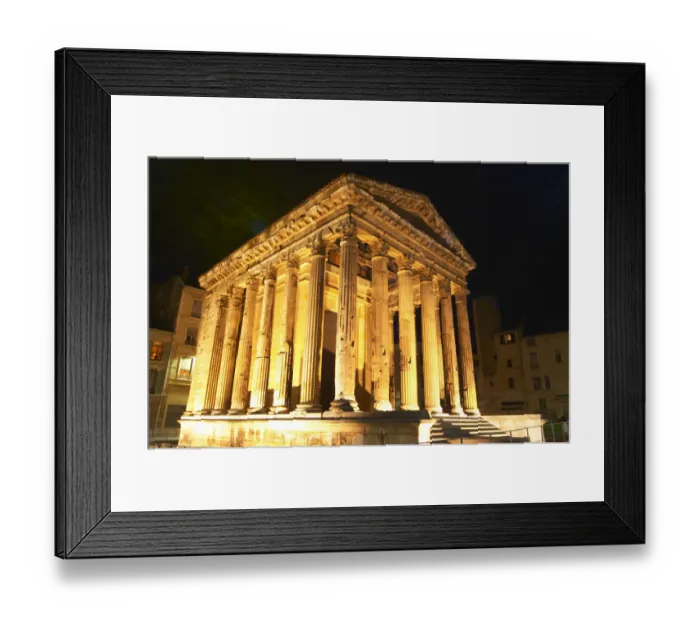 Framed Print : The Temple d Auguste et de Livie - The temple of Augustus and Livia - in Vienne Framed Print : The Temple d Auguste et de Livie - The temple of Augustus and Livia - in Vienne