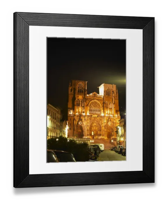 Framed Print : In Vienne, the Saint Maurice cathedral built between the 12th twelvth and 16th sixteenth century Framed Print : In Vienne, the Saint Maurice cathedral built between the 12th twelvth and 16th sixteenth century