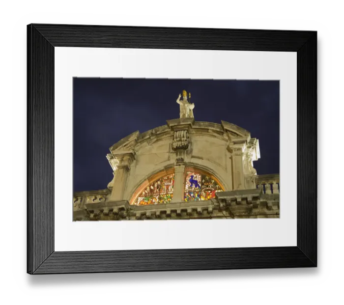Framed Print : Europe, Croatia, Dalmatia, Dubrovnik. Baroque facade of the Church of St. Blaise Framed Print : Europe, Croatia, Dalmatia, Dubrovnik. Baroque facade of the Church of St. Blaise