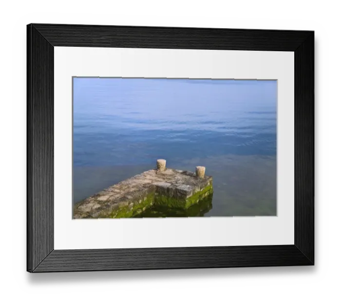 Framed Print : Stakes to tie boat on dock by Adriatic Sea, Porec, Istria, Croatia Framed Print : Stakes to tie boat on dock by Adriatic Sea, Porec, Istria, Croatia