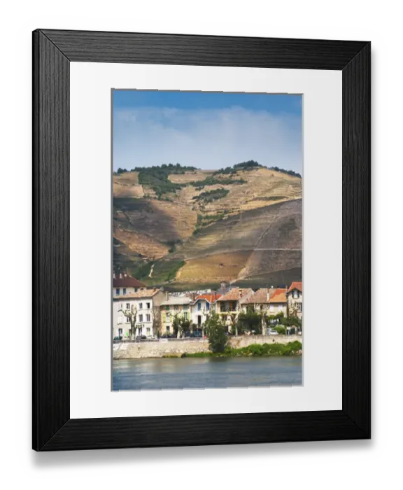 Framed Print : The town Tain l Hermitage, the riverside side, the river Rhone. The Hermitage Framed Print : The town Tain l Hermitage, the riverside side, the river Rhone. The Hermitage