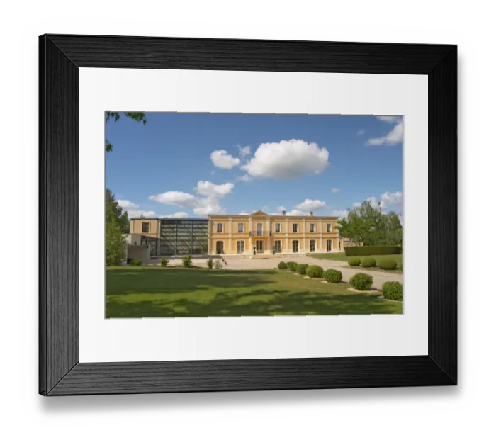 Framed Print : The Chateau Haut Bertinerie Cotes de Bourg Bordeaux Gironde Aquitaine France