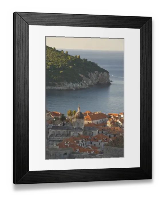 Framed Print : Walled City of Dubrovnik, Southeastern Tip of Croatia, Dalmation Coast, Adriatic Sea Framed Print : Walled City of Dubrovnik, Southeastern Tip of Croatia, Dalmation Coast, Adriatic Sea