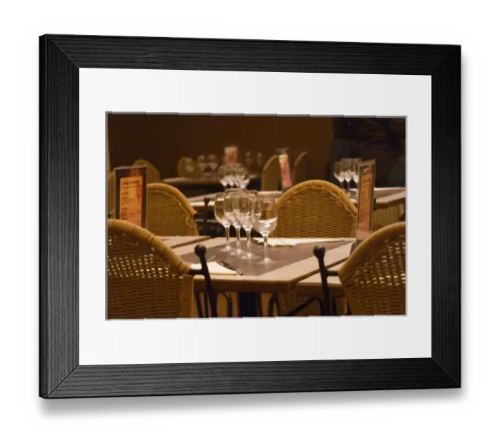 Framed Print : Cadres et Delices restaurant in Montpellier, France Framed Print : Cadres et Delices restaurant in Montpellier, France