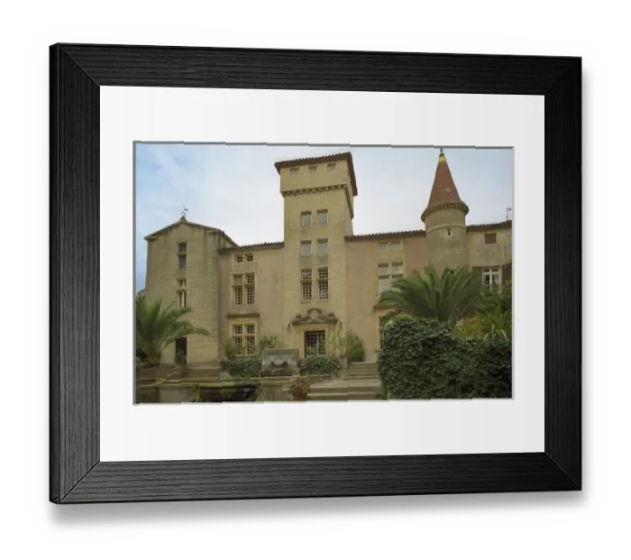 Framed Print : The chateau built in various styles, Domaine Saint Martin de la Garrigue, Montagnac Framed Print : The chateau built in various styles, Domaine Saint Martin de la Garrigue, Montagnac