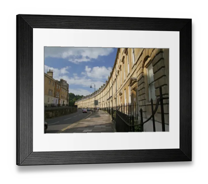 Framed Print : Bath, England. A unique pattern of similar houses in Bath Framed Print : Bath, England. A unique pattern of similar houses in Bath