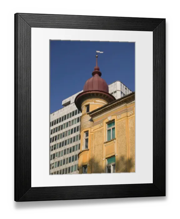 Framed Print : SLOVENIA-Ljubljana: Art Nouveau & Modern Buildings by Miklosicev Park Framed Print : SLOVENIA-Ljubljana: Art Nouveau & Modern Buildings by Miklosicev Park