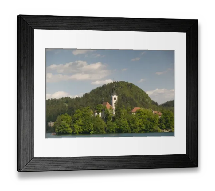 Framed Print : SLOVENIA-GORENJSKA-Bled: Lake Bled Island Church Framed Print : SLOVENIA-GORENJSKA-Bled: Lake Bled Island Church