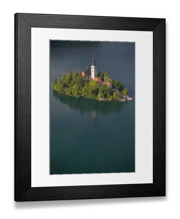Framed Print : SLOVENIA-GORENJSKA-Bled: Lake Bled View from Mala Osojnica hill Framed Print : SLOVENIA-GORENJSKA-Bled: Lake Bled View from Mala Osojnica hill