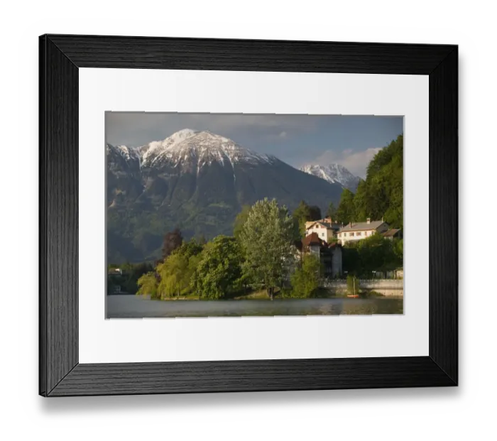 Framed Print : SLOVENIA-GORENJSKA-Bled: Lake Bled View from Mlino Village Framed Print : SLOVENIA-GORENJSKA-Bled: Lake Bled View from Mlino Village