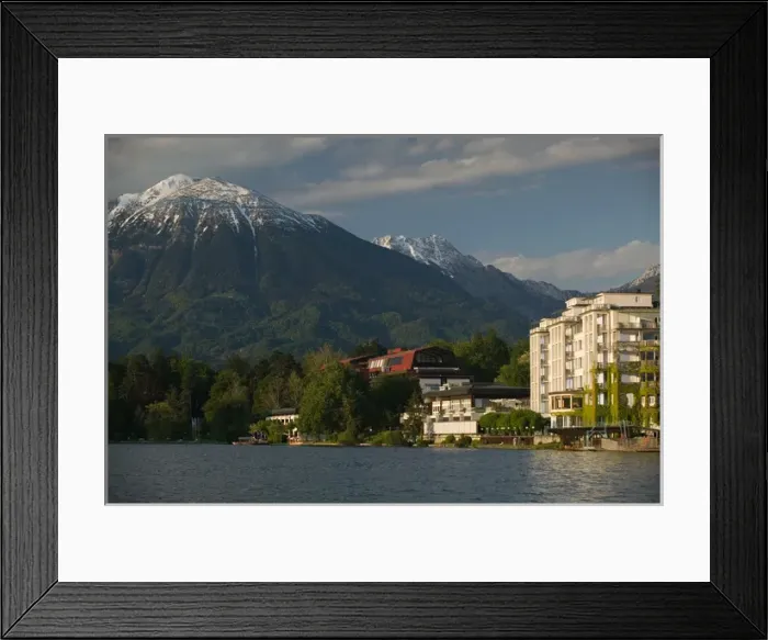 Framed Print : SLOVENIA-GORENJSKA-Bled: Lake Bled Hotels Framed Print : SLOVENIA-GORENJSKA-Bled: Lake Bled Hotels