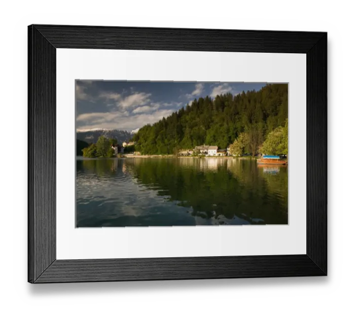 Framed Print : SLOVENIA-GORENJSKA-Bled: Lake Bled View from Mlino Village Framed Print : SLOVENIA-GORENJSKA-Bled: Lake Bled View from Mlino Village