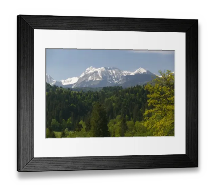 Framed Print : SLOVENIA-GORENJSKA-Bohinjska Bistrica: View of Julian Alps Framed Print : SLOVENIA-GORENJSKA-Bohinjska Bistrica: View of Julian Alps