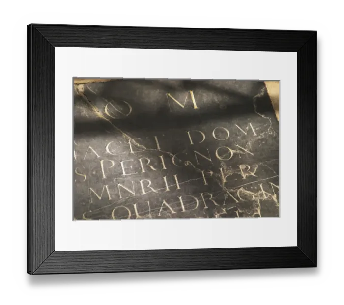 Framed Print : Detail: The tomb grave in a church of the monk Dom Pierre Perignon ( the father Framed Print : Detail: The tomb grave in a church of the monk Dom Pierre Perignon ( the father