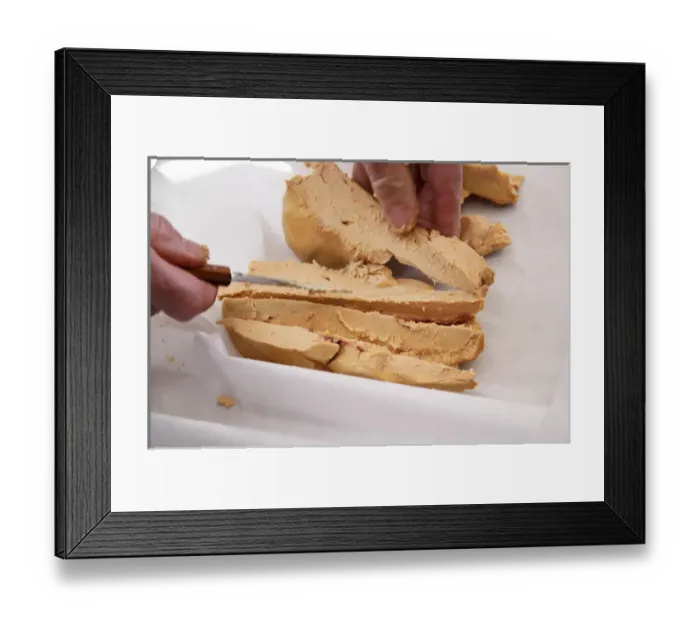 Framed Print : How to make foie gras ducks liver (series of images): Each lobe of the duck Framed Print : How to make foie gras ducks liver (series of images): Each lobe of the duck