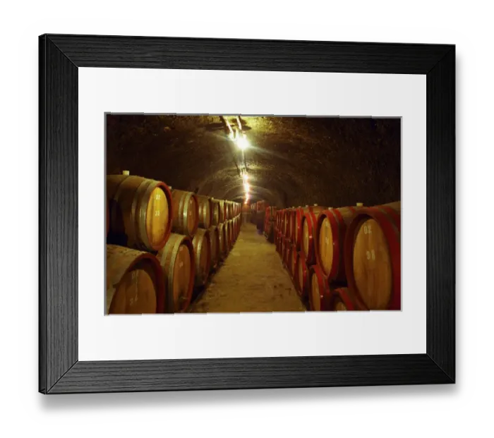 Framed Print : The Tibor Gal (GIA) winery in Eger (famous for Egri Bikaver): underground tunnels Framed Print : The Tibor Gal (GIA) winery in Eger (famous for Egri Bikaver): underground tunnels