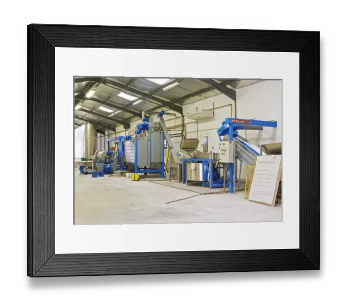 Framed Print : Modern olive mill, crushing, centrifuge (used instead of pressing). Moulin Mas des Framed Print : Modern olive mill, crushing, centrifuge (used instead of pressing). Moulin Mas des