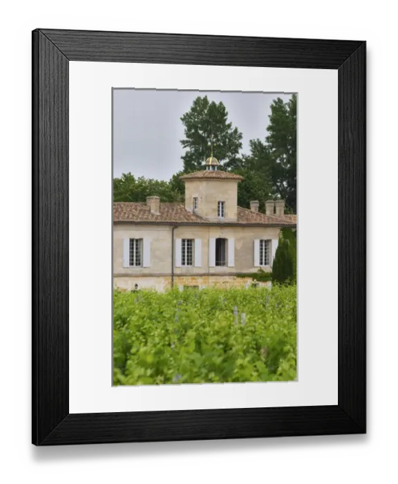 Framed Print : Chateau Gazin and its vineyard Pomerol Bordeaux Gironde Aquitaine France Framed Print : Chateau Gazin and its vineyard Pomerol Bordeaux Gironde Aquitaine France