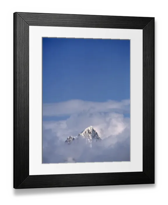 Framed Print : Europe, France, Chamonix. View from Aiguilles du Midi to the French Alps above Chamonix Framed Print : Europe, France, Chamonix. View from Aiguilles du Midi to the French Alps above Chamonix