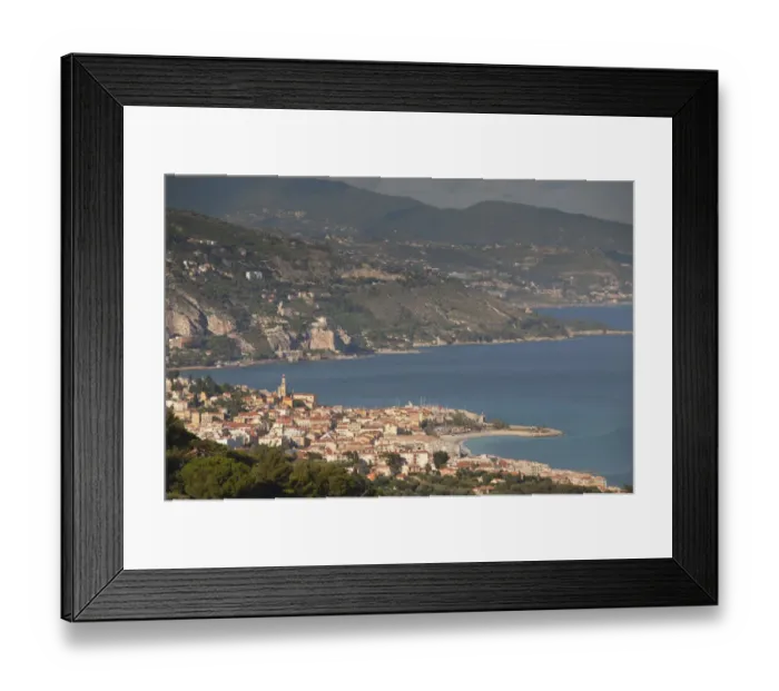 Framed Print : Roquebrune Cap Martin, Alpes Maritimes, France Framed Print : Roquebrune Cap Martin, Alpes Maritimes, France