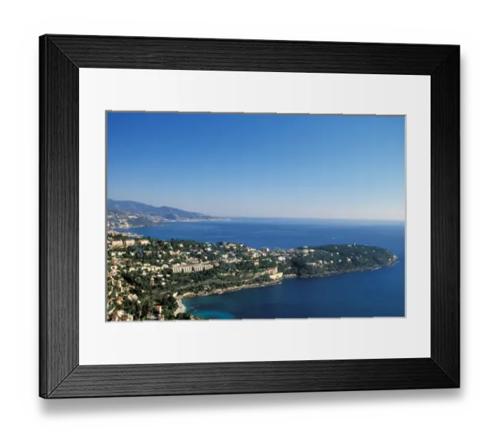 Framed Print : Europe, France, Cote D Azur, Cap Martin Framed Print : Europe, France, Cote D Azur, Cap Martin