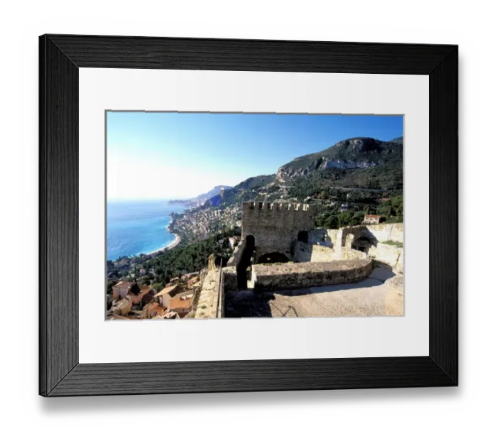 Framed Print : Europe, France, Cote D Azur, Roquebrune Framed Print : Europe, France, Cote D Azur, Roquebrune