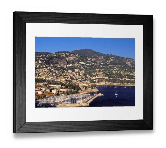 Framed Print : Europe, France, Cote D Azur, Villefranche