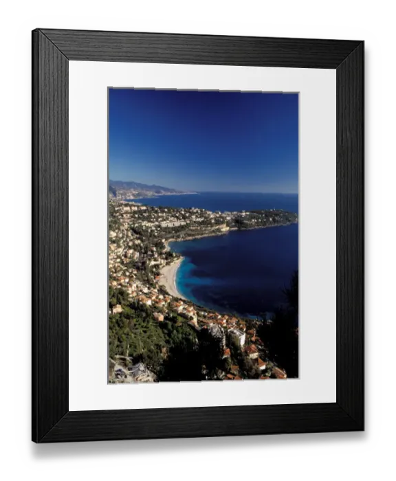Framed Print : Europe, France, Cote D Azure. Cap Martin