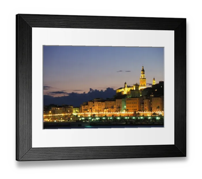 Framed Print : 03. France, Cote d Azur, Menton Framed Print : 03. France, Cote d Azur, Menton