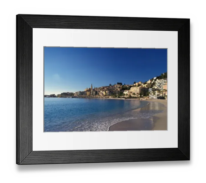 Framed Print : France, Cote d Azur, Menton