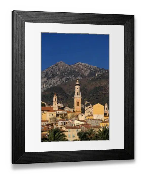 Framed Print : France, Cote d Azur, Menton Framed Print : France, Cote d Azur, Menton
