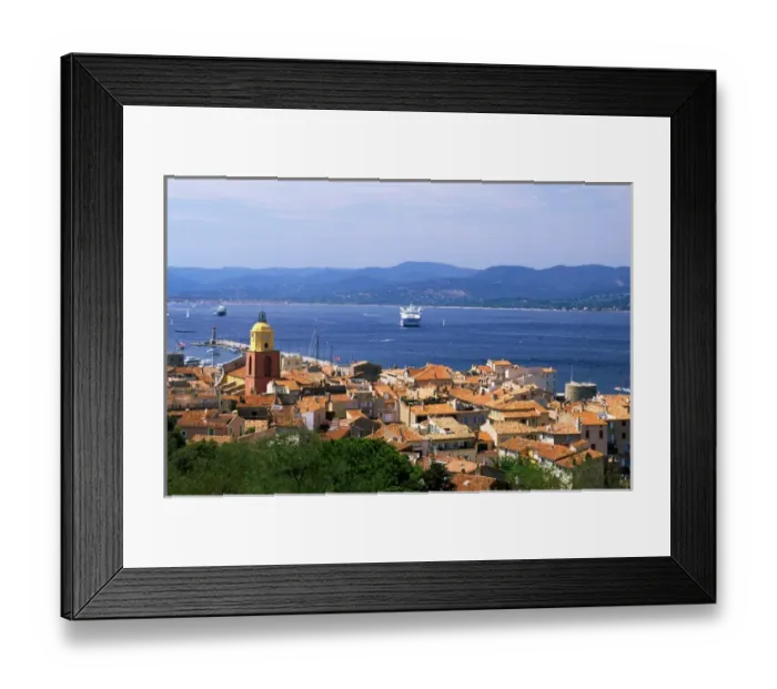 Framed Print : France, Cote d Azur, Var. Saint Tropez Framed Print : France, Cote d Azur, Var. Saint Tropez