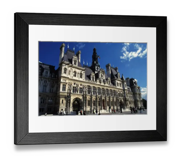 Framed Print : France, Paris, Hotel de Ville