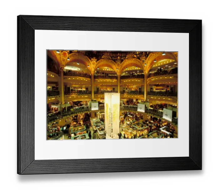Framed Print : France, Paris, Galeries Lafayette