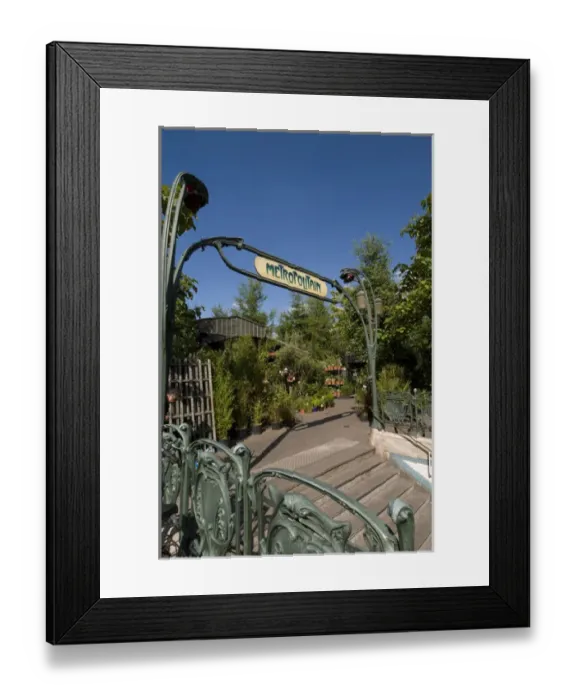 Framed Print : Cite Metro station, Rue de la Cite, Paris, France Framed Print : Cite Metro station, Rue de la Cite, Paris, France