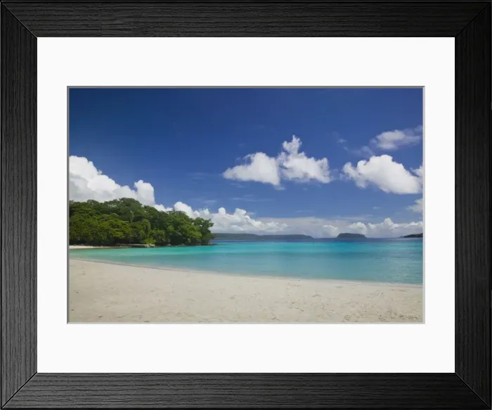 Framed Print : VANUATU, Espiritu Santo Island, CHAMPAGNE BEACH. Champagne Beach, the Best on Santo