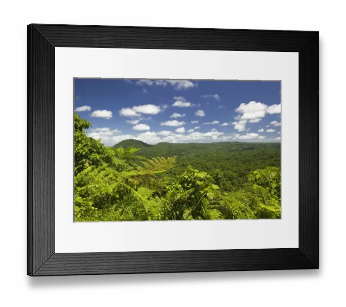 Framed Print : VANUATU, Espiritu Santo Island, BIG BAY HIGHWAY. View towards the West Santo Mountains Framed Print : VANUATU, Espiritu Santo Island, BIG BAY HIGHWAY. View towards the West Santo Mountains