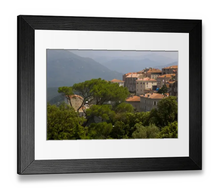 Framed Print : Corsica. France. Europe. Village of Sartene