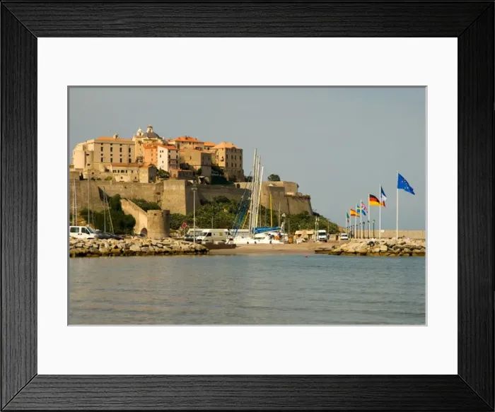Framed Print : Europe, France, Corsica, Calvi. Genoan Citadel built in 16th century on granite promontory Framed Print : Europe, France, Corsica, Calvi. Genoan Citadel built in 16th century on granite promontory