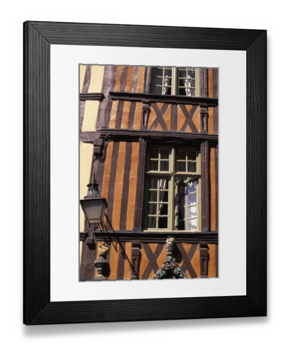 Framed Print : FRANCE, Normandy Rouen Old Building details Framed Print : FRANCE, Normandy Rouen Old Building details