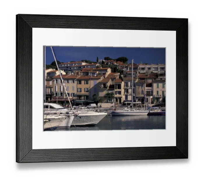 Framed Print : FRANCE, Bouches-du-Rhone Cassis Boats in Port Framed Print : FRANCE, Bouches-du-Rhone Cassis Boats in Port