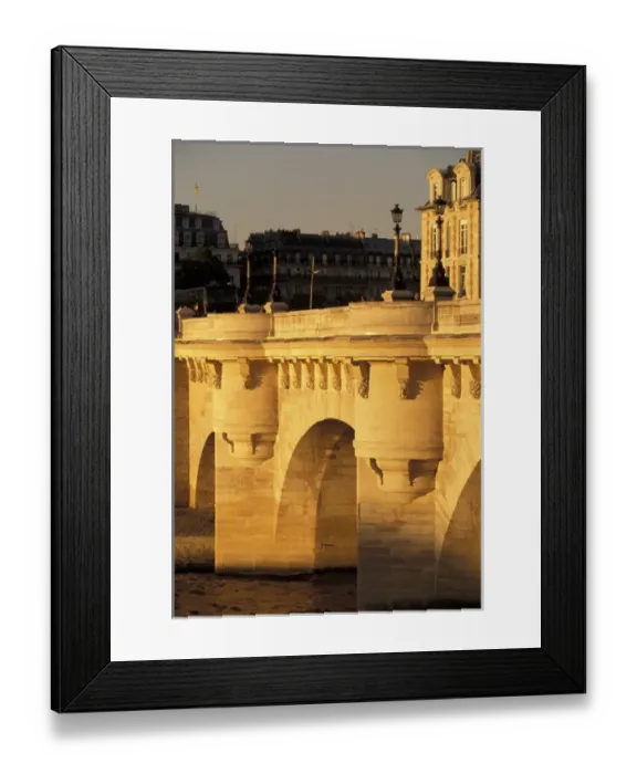 Framed Print : FRANCE, Paris Pont Neuf at sunset Framed Print : FRANCE, Paris Pont Neuf at sunset