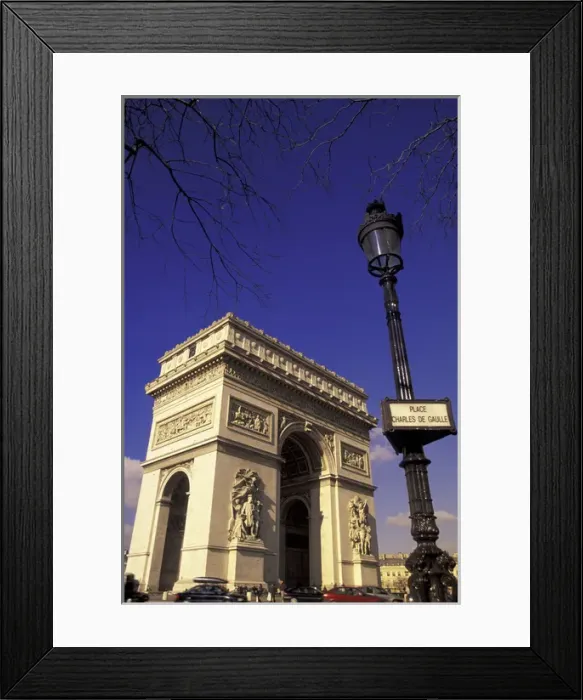 Framed Print : Europe, France, Paris, Arc de Triomphe Framed Print : Europe, France, Paris, Arc de Triomphe