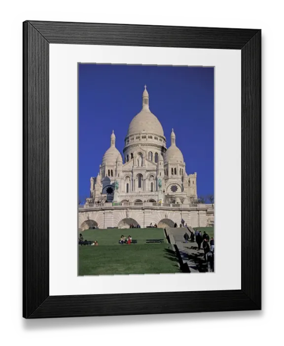 Framed Print : Europe, France, Paris. Sacre-Coeur Basilica Framed Print : Europe, France, Paris. Sacre-Coeur Basilica