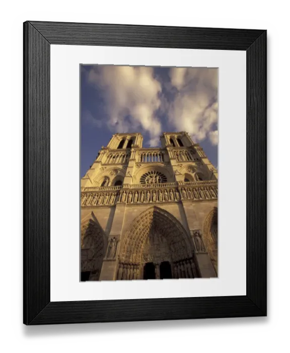 Framed Print : Europe, France, Paris, Notre Dame, later afternoon Framed Print : Europe, France, Paris, Notre Dame, later afternoon