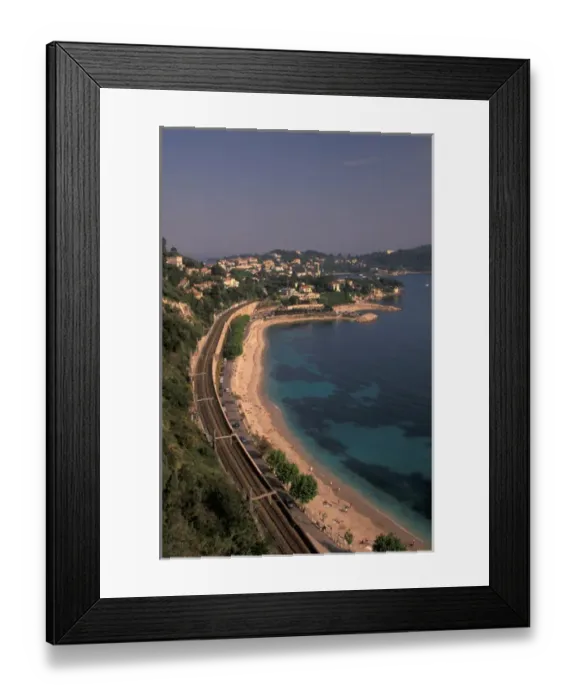 Framed Print : EU, France, Cote D Azur  /  Riviera, View of Villefranche Bay, Villefranche-sur-Mer