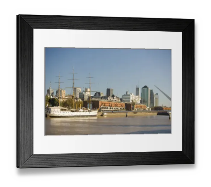 Framed Print : Puerto Madero Waterfront, Buenos Aires, Argentina
